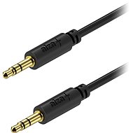 AlzaPower Core Audio 3,5 mm Jack (M) to 3,5 mm Jack (M) 2 m čierny - Audio kábel