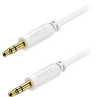 AlzaPower Core Audio 3,5 mm Jack (M) to 3,5 mm Jack (M) 2 m biely - Audio kábel