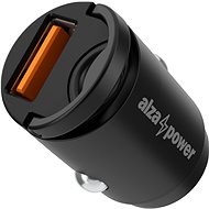 Nabíjačka do auta AlzaPower Car Charger M110 Fast Charge Mini čierna