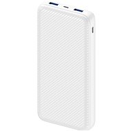 AlzaPower Carbon 20000 mAh Fast Charge + PD3.0 White - Powerbank