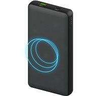 Powerbank AlzaPower Wireless 10000 mAh Fast Charge + PD3.0 čierna