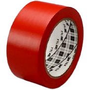 3M™ univerzálna označovacia PVC lepiaca páska 764i, červená, 50 mm × 33 m
