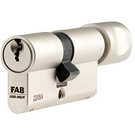 FAB bezpečnostná vložka 3.02/DKmNs 30+35 s gombíkom,5 kľúčov