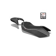 SHAD Komfortné sedlo vyhrievané čierne, biele švy pre HONDA NC 750 D Integra (2014 – 2016) - Sedlo na motorku