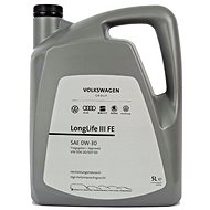 Originálny motorový olej VW 0W30 LONGLIFE III FE; 5 l - Motorový olej
