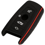 M-Style Silikónový obal na kľúčik BMW F10 F20 F30 Z4 X1 X3 X4 M1 M2 M3 1 2 3 5 7 4 červeno-čierny - Obal na kľúče od auta