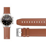 Remienok na hodinky Aligator Watch 22 mm kožený remienok hnedý