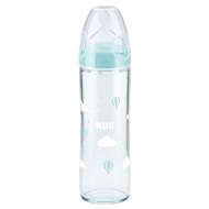 NUK dojčenská fľaša Love, 240 ml – sklenená, modré balóny - Dojčenská fľaša