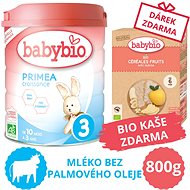 BABYBIO PRIMEA 3 Bio 800 g + detská BIO kaša 200 g - Dojčenské mlieko