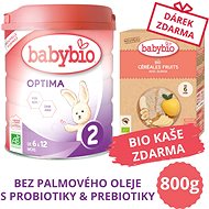BABYBIO OPTIMA 2 Bio 800 g + detská BIO kaša 200 g - Dojčenské mlieko