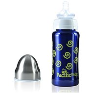PACIFIC BABY Hot-Tot 200 ml - Modrá, špirálky - Detská termoska
