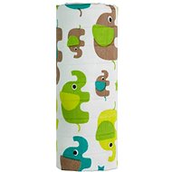 T-tomi BIO Bambusová osuška green elephants - Detská osuška