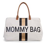 CHILDHOME Mommy Bag Off White/Black Gold - Prebaľovacia taška na kočík