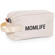 CHILDHOME Toaletná taška Momlife Off White Black - Kozmetická taška
