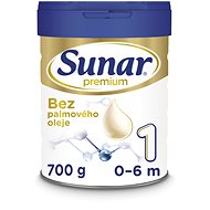 Sunar Premium 1 Počiatočné dojčenské mlieko 700 g - Dojčenské mlieko