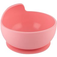 Canpol Babies silikónová miska s prísavkou 300 ml, ružová - Detská miska