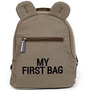 CHILDHOME My First Bag Canvas Khaki - Detský ruksak