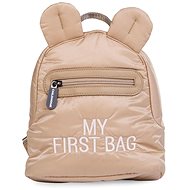 CHILDHOME My First Bag Puffered Beige - Detský ruksak
