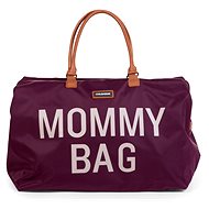 CHILDHOME Mommy Bag Aubergine - Prebaľovacia taška na kočík