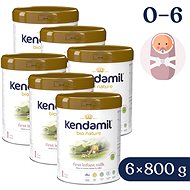 Kendamil BIO Nature 1 DHA+ (6× 800 g) - Dojčenské mlieko