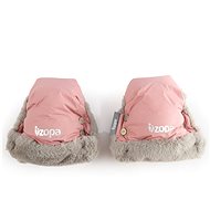 Zopa Zimné rukavice Fluffy – ružové - Rukavice na kočík