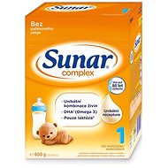 Dojčenské mlieko Sunar Complex 1 počiatočné dojčenské mlieko, 600 g