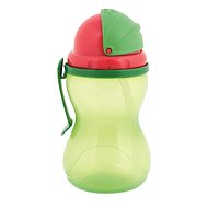 Detská fľaša na pitie Canpol babies Fľaša športová so slamkou 370 ml zelená