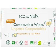 NATY ECO vlhčené utierky (3× 56 ks) - Eko vlhčené utierky
