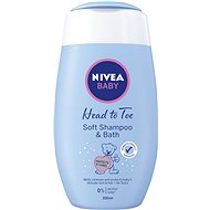 Nivea Baby Soft Shampoo & Bath 200 ml - Detská pena do kúpeľa