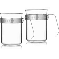 Barista & Co súprava šálok 2 šálok Electric Steel