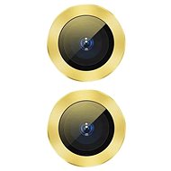Baseus Alloy Protection Ring Lens Film for iPhone 11 Yellow - Ochranná fólia