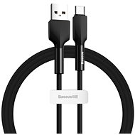 Baseus Silica Gel Cable USB to Type-C (USB-C) 1 m Black - Dátový kábel