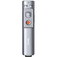 Laserové ukazovátko Baseus Orange Dot Wireless Presenter Red Laser, Grey - Prezentér
