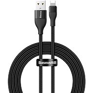 Baseus nabíjací/dátový kábel 2 v 1 USB-A + USB-C na Lightning 18 W 1 m, čierny