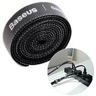 Organizér káblov Baseus Rainbow Circle Velcro Straps 1 m Black