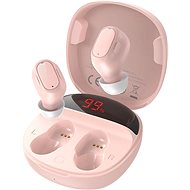Baseus Encok WM01 Plus Pink - Bezdrôtové slúchadlá