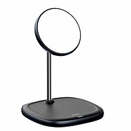 Nabíjací stojan Baseus Swan Magnetic Desktop Bracket Wireless Charger 15 W Black