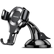 Baseus Osculum Type Gravity Car Holder Black/Silver - Držiak na mobil