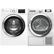 BEKO WUE8736CSXN + BEKO DPY 8506 GXB1 - Washer Dryer Set
