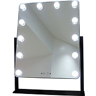 Kozmetické zrkadlo Holywood zrkadlo s LED žiarovkami HZ1 veľké čierne - Kosmetické zrcátko