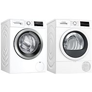 BOSCH WAU24T60BY + BOSCH WTR85T00BY - Washer Dryer Set