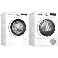 BOSCH WAN28162BY + BOSCH WTH85202BY - Washer Dryer Set