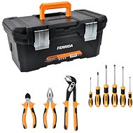 FERRIDA Tool Box 40,8 cm + Screwdrivers Sada 6PCS + Pliers Sada 3PCS - Sada náradia