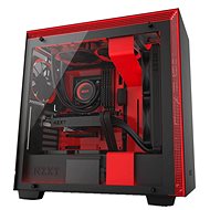NZXT skříň H700i - čierno-červená