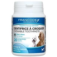 Francodex žuvacia zubná pasta v tabletách pes 20 tbl - Zubná pasta pre psa
