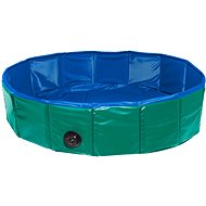 Karlie - Skladací bazén pre psov zeleno-modrý, 80 × 20 cm - Bazén pre psov