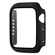 COTEetCI polykarbonátové puzdro s ochranou displeja pre Apple Watch 7 45 mm čierne - Ochranný kryt na hodinky