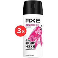 AXE Anarchy For Her 3× 150 ml - Dámsky dezodorant