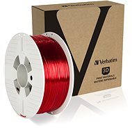 Verbatim PET-G 1,75 mm 1 kg červený transparentný - Filament