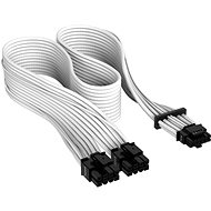 Corsair Premium Individually Sleeved 12+4pin PCIe Gen 5 12VHPWR 600 W cable Type 4 White - Napájací kábel